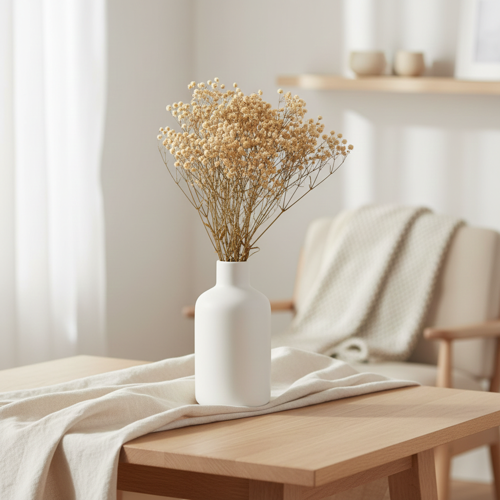 Stabilizovaná Gypsophila bílá – jemná květina pro elegantní dekorace